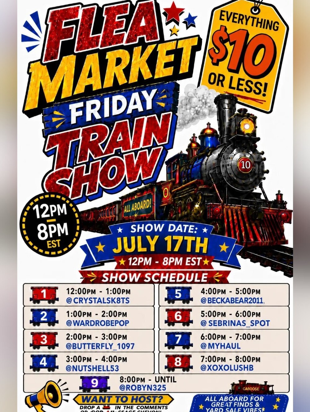 Flea Market Friday Train Show